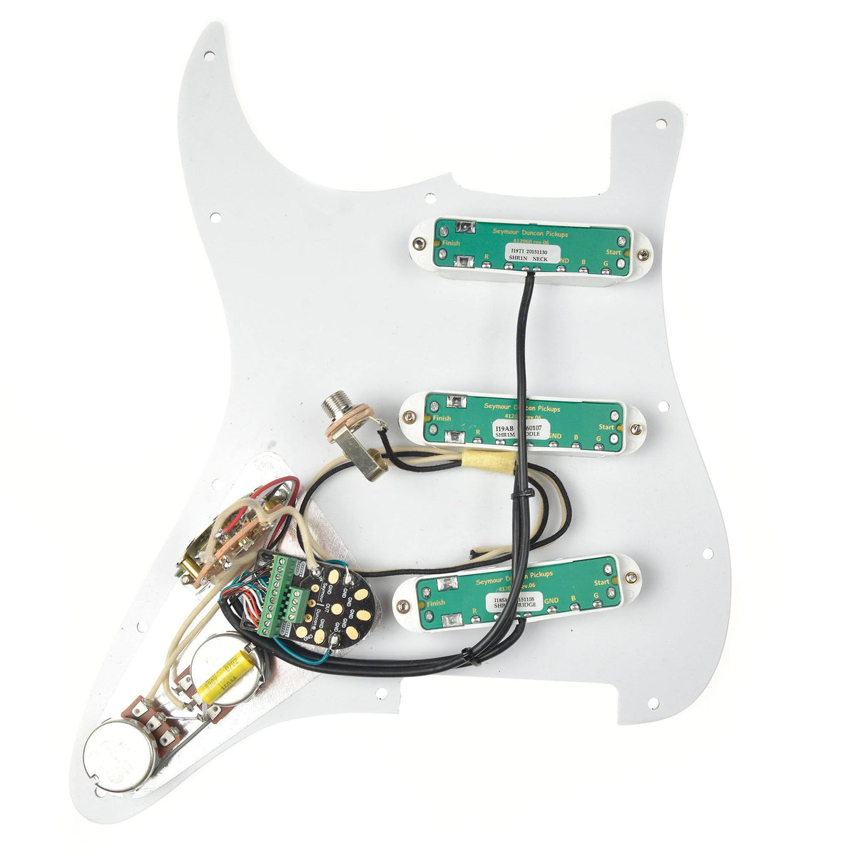 White Loaded Pickguard E8362