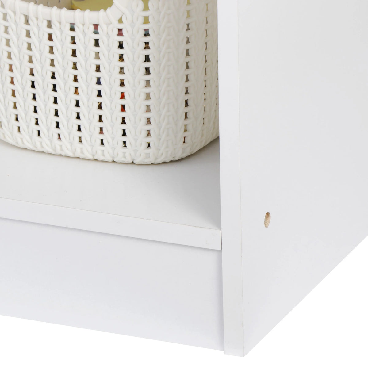 6 Cube Storage Organizer with 3 Fabric Bins V685