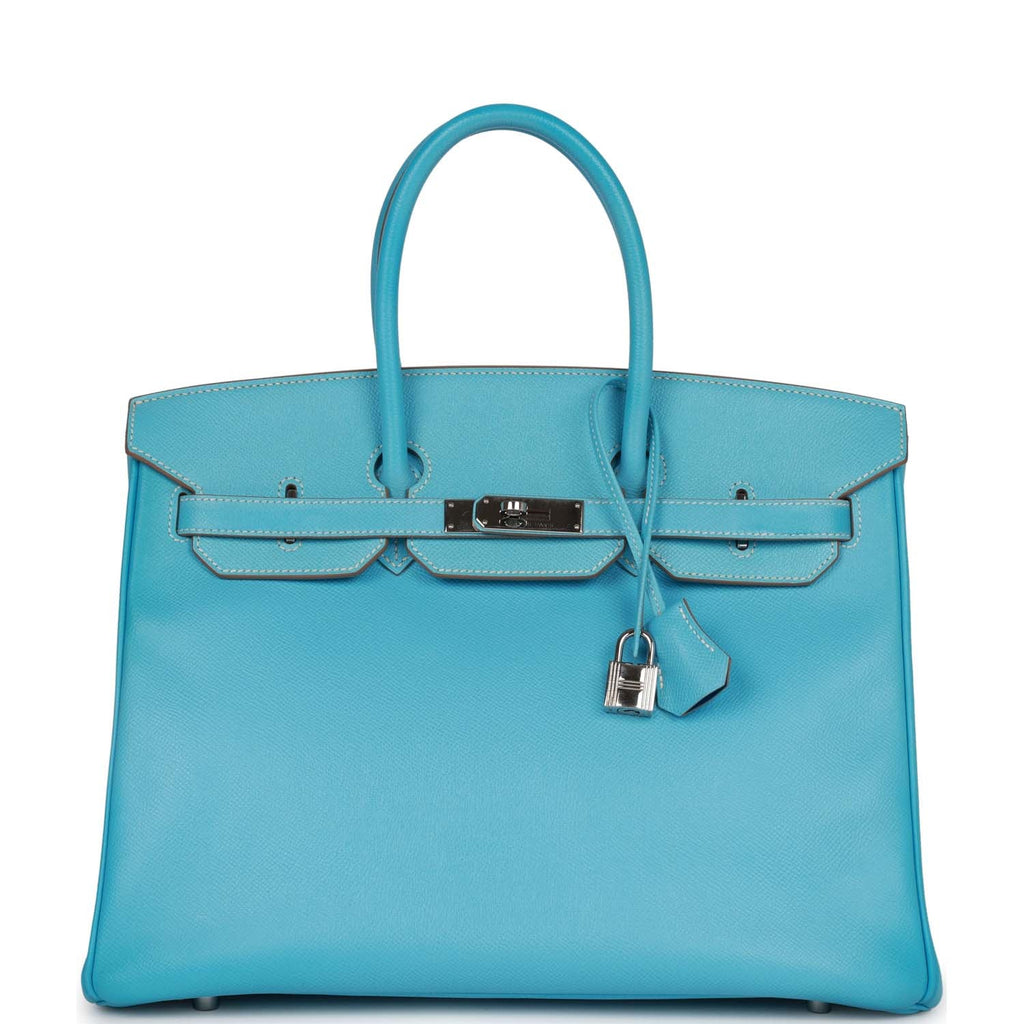Pre-owned 35 Celeste Epsom Leather Handbag W37853