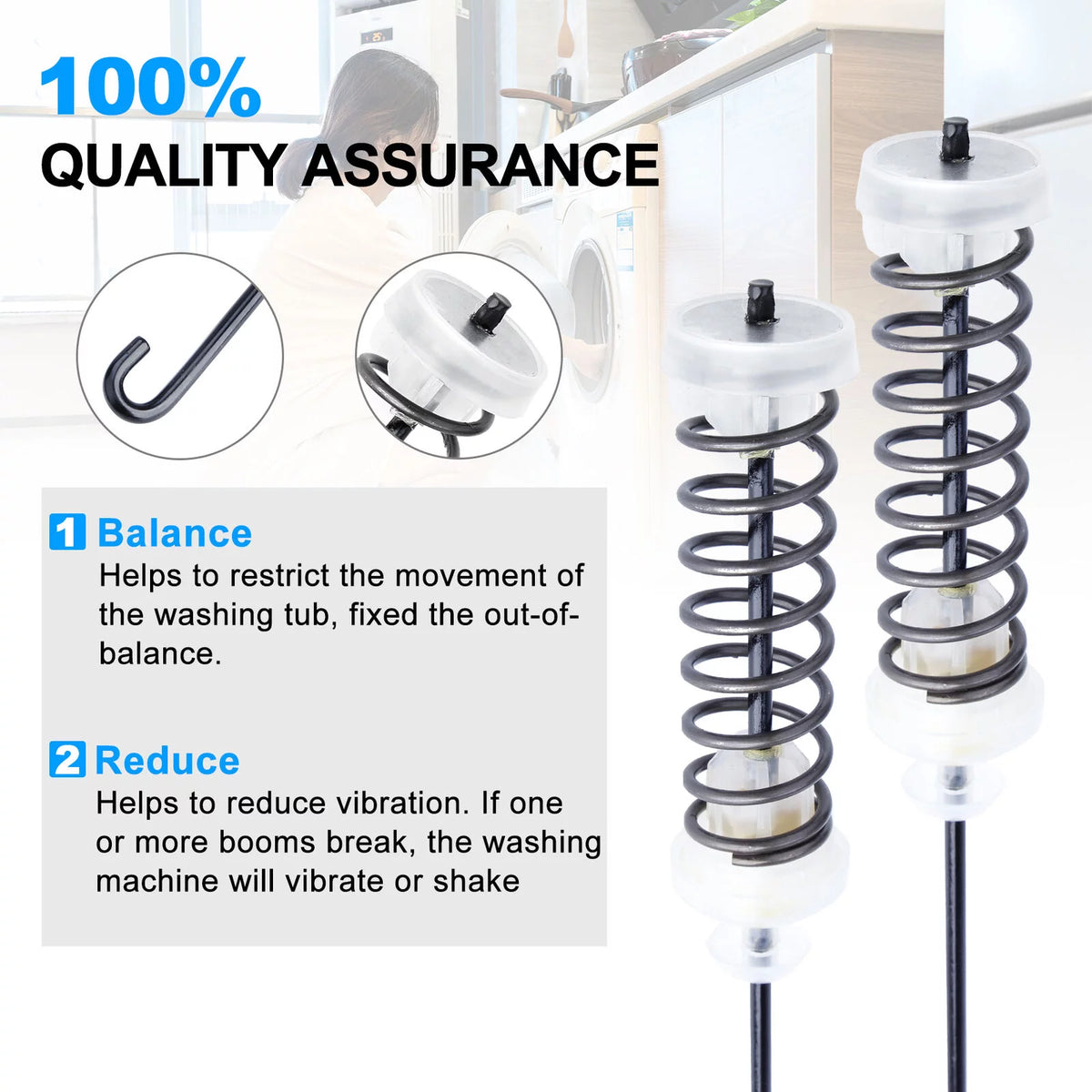 Washer Suspension Rod Kit Z7645