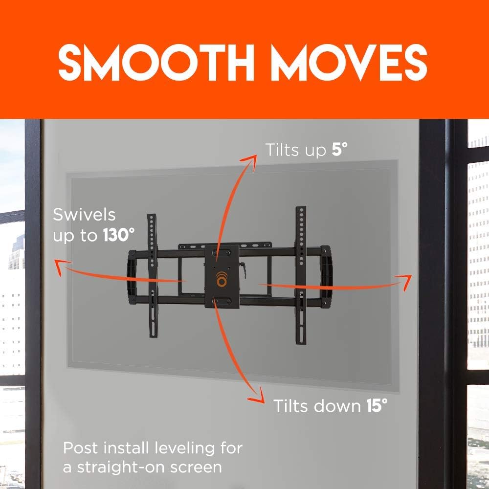 Full Motion Articulating TV Wall Mount Bracket for TVs Up to 75" Y73454