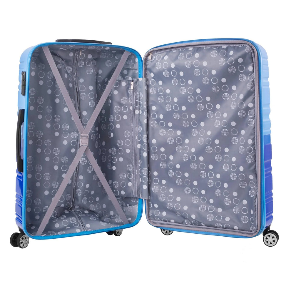2-Piece Expandable Polycarbonate Spinner Set Blue X133418