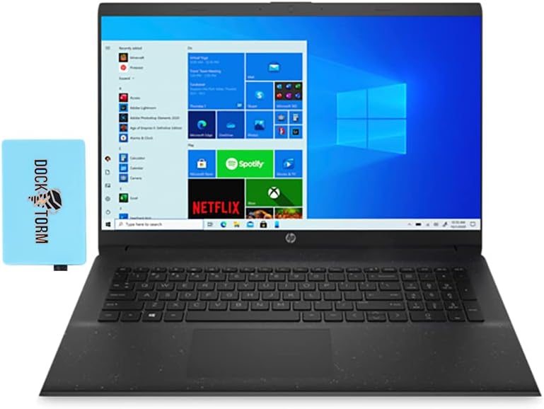 17.3 HD+ Laptop with 16GB RAM, 128GB PCIe SSD + 1TB HDD, AMD Radeon, Win 10 Home G3782