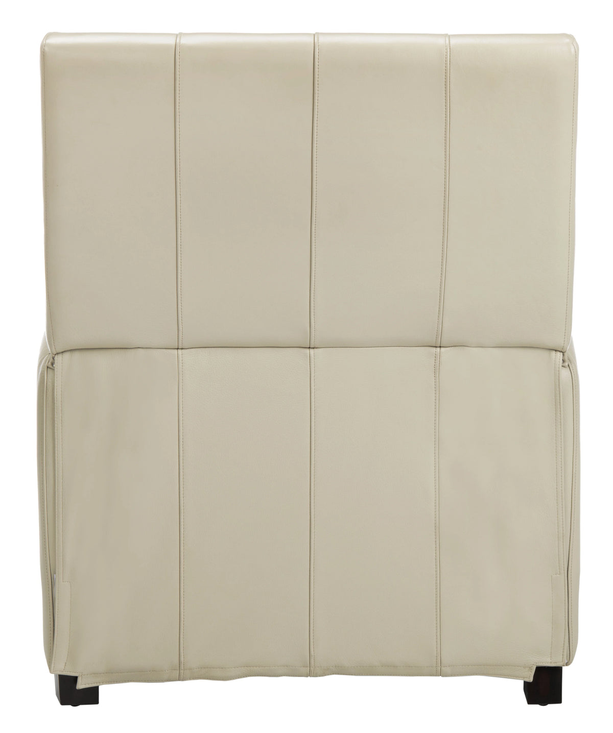 Cream Leather Recliner J2201