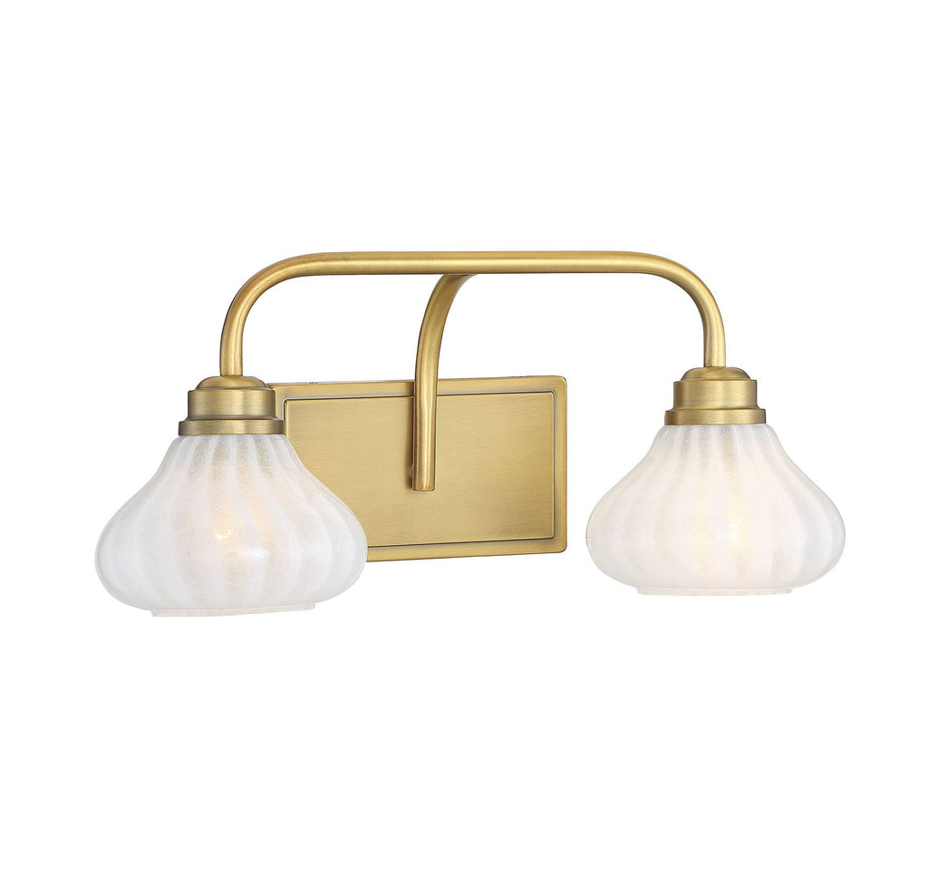 2 Light Warm Brass Bath X960