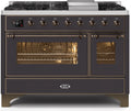 48 Dual Fuel Natural Gas Range Matte Graphite Bronze Trim X181