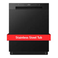 Black Front Control Dishwasher with Stainless Steel Tub T790741
