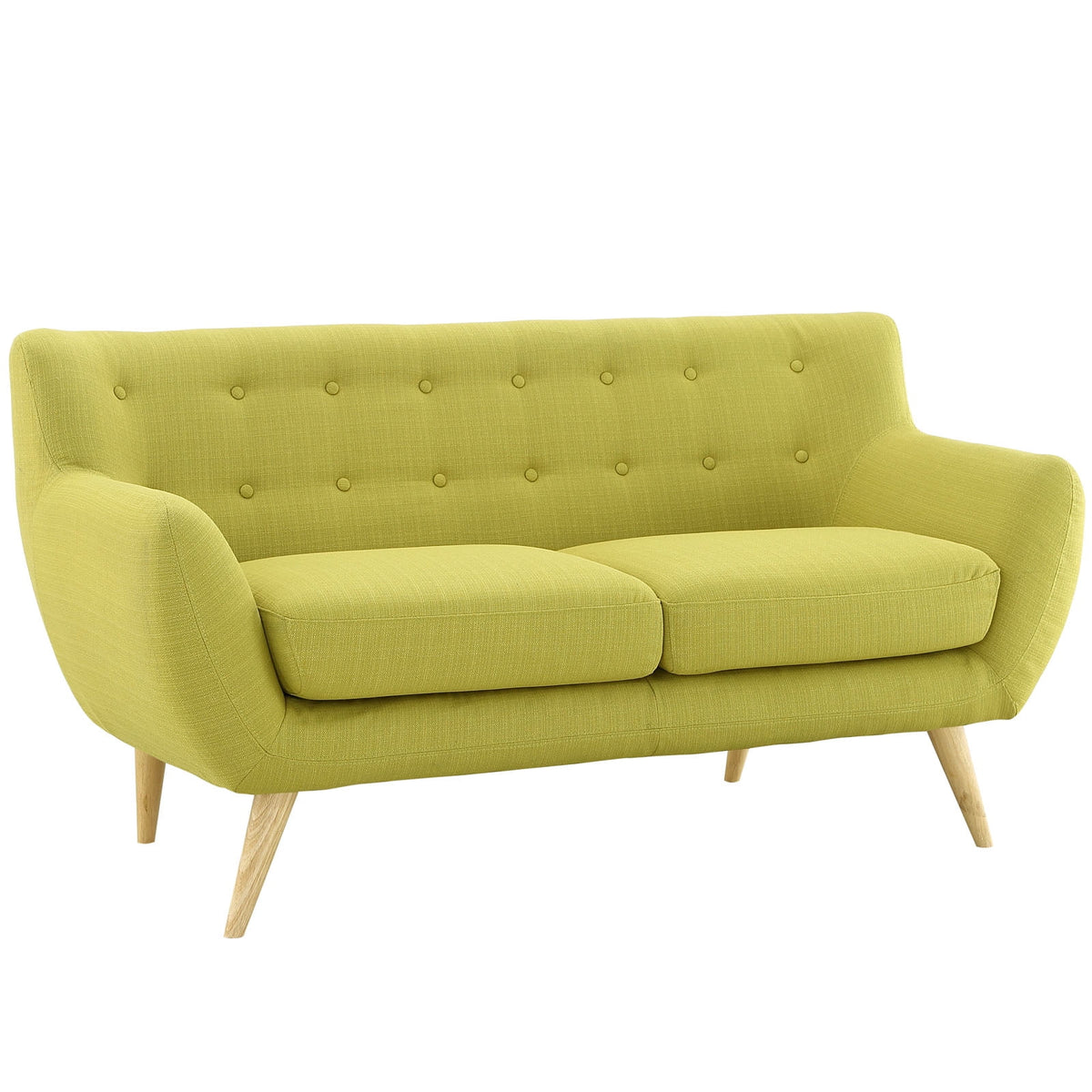 Green Fabric Loveseat K979478
