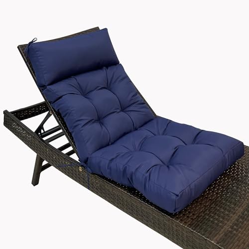 Water Resistant High Back Chair Cushion with Ties Y8687