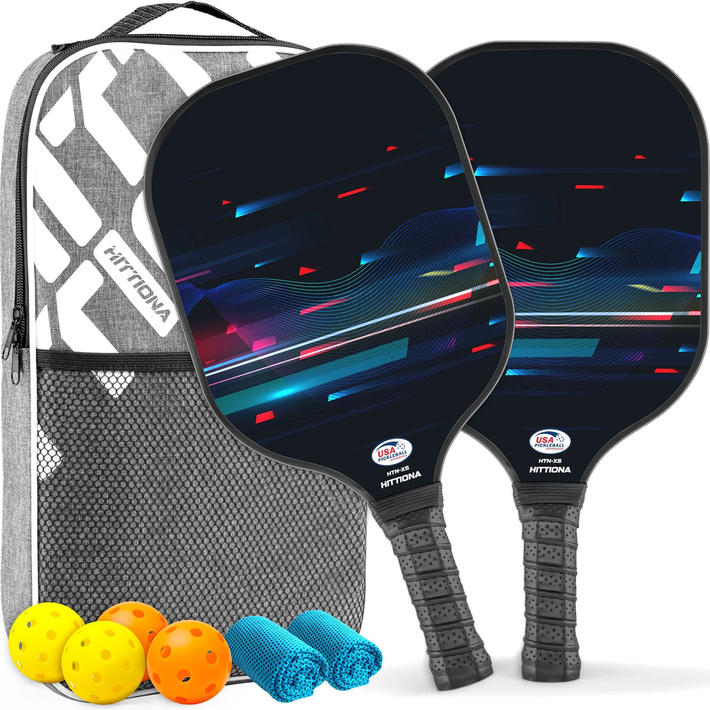 Fiberglass Pickleball Paddles Set of 4 R530601