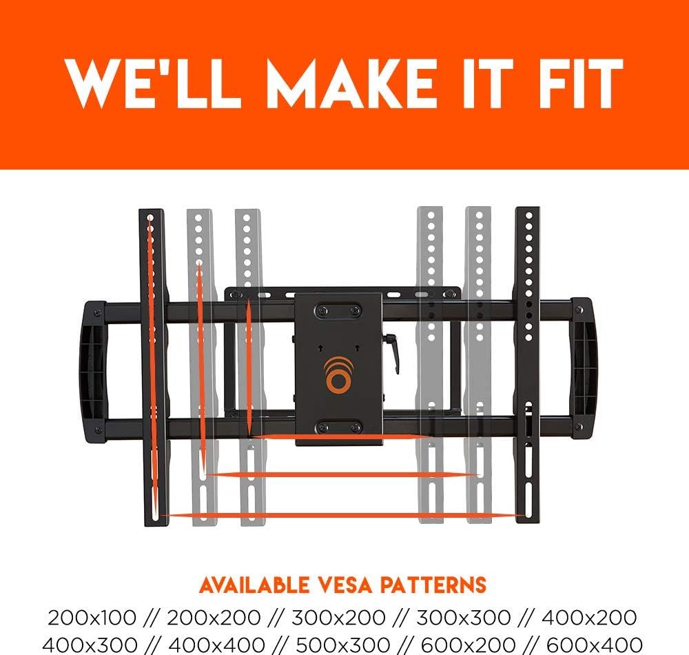 Full Motion Articulating TV Wall Mount Bracket for TVs Up to 75" Y73454