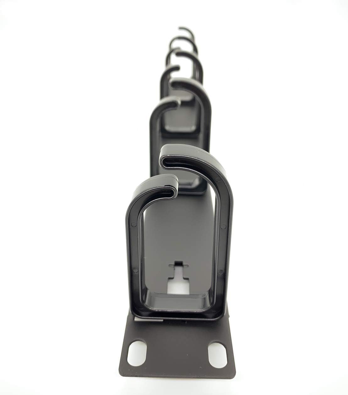 5 Pack 1U Cable Management Panel with D-Ring Hooks P397