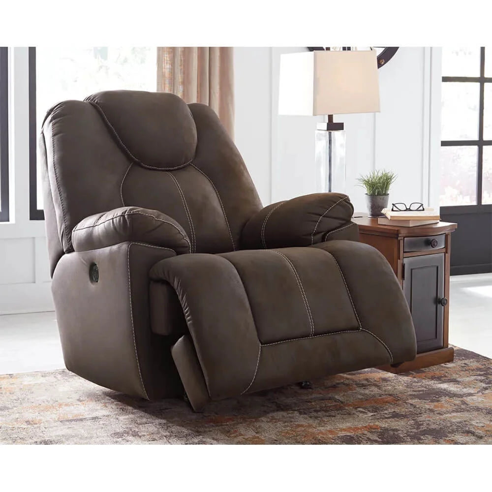 Coffee Power Rocker Recliner F475030