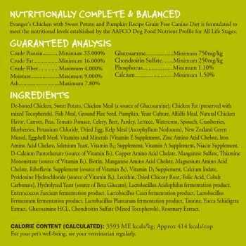 Chicken Sweet Potato & Pumpkin Grain Free Dry Dog Food S50596