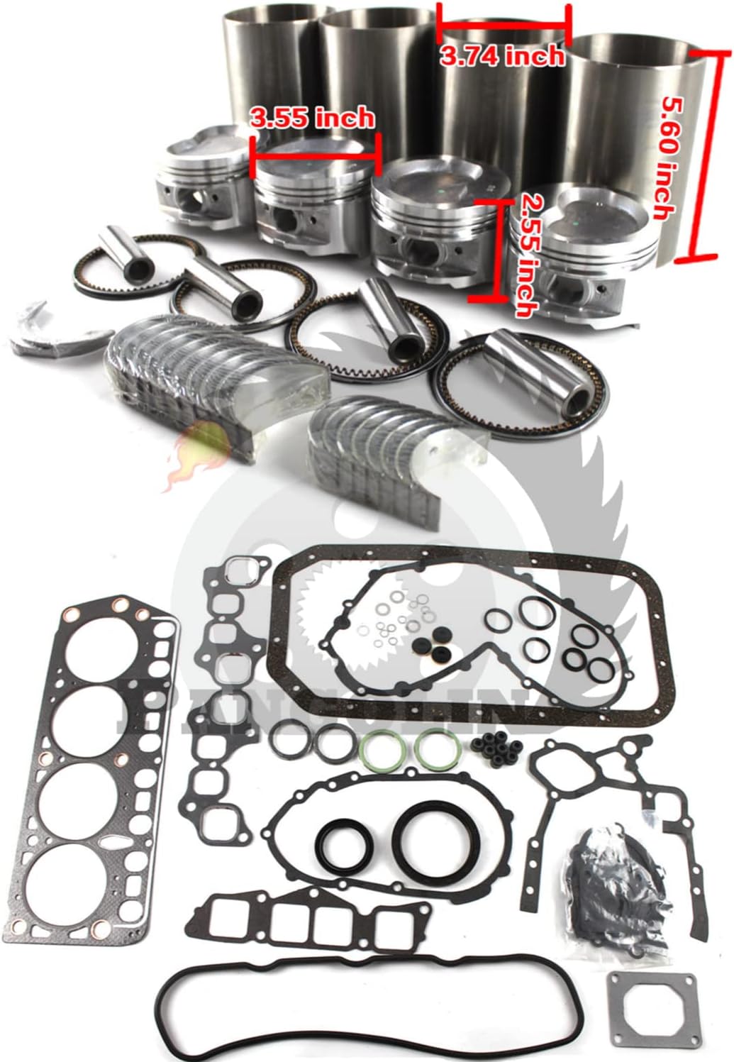 LPG Engine Rebuild Overhaul Kit for Toyota Forklift Truck M764063