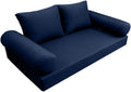 Outdoor Daybed Mattress Bolster Backrest Cushion Covers Knife Edge E2724