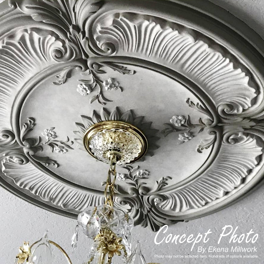 Hand-Painted Ceiling Medallion E750930