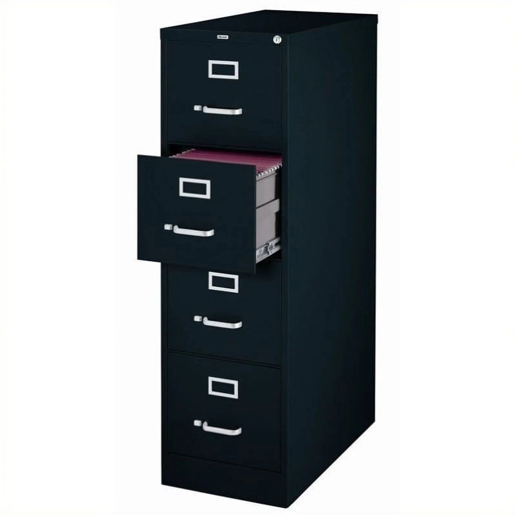 4 Drawer Filing Cabinet in Black and Putty L750019