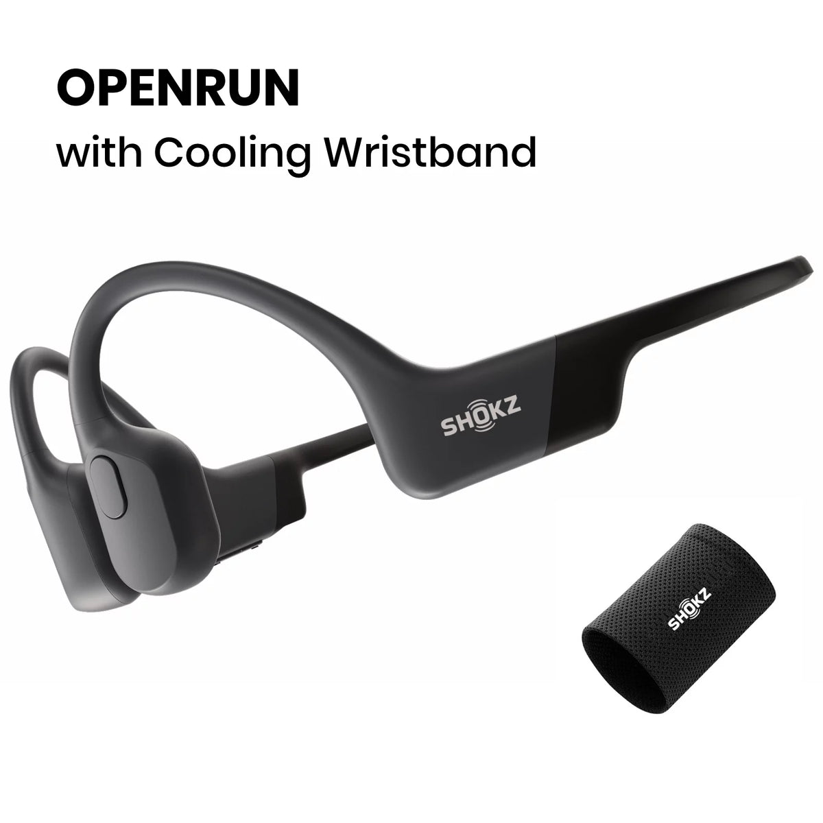 Black Bone Conduction Waterproof Bluetooth Headphones A1998