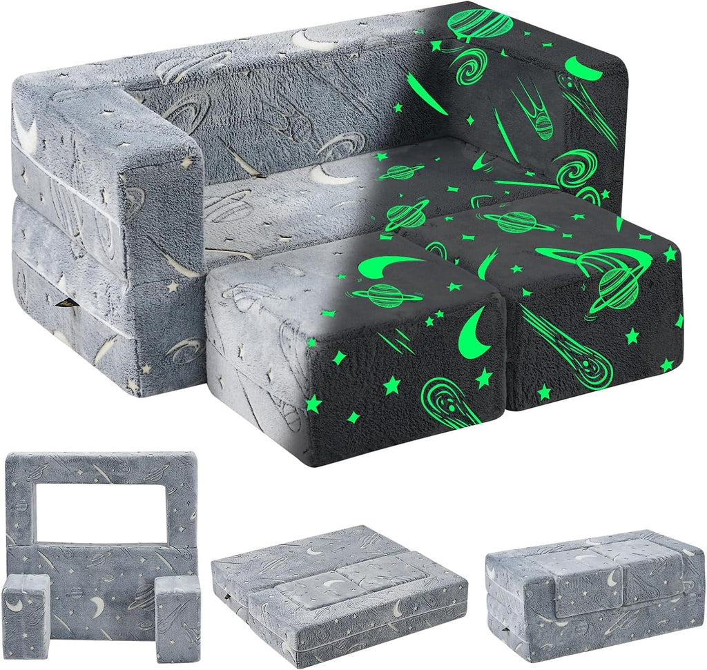 Glow in The Dark 3 in 1 Kids Sofa B20808
