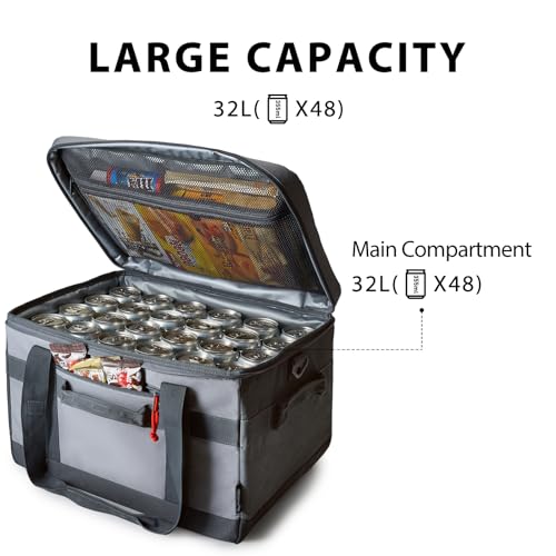 48/60 Cans Insulated Collapsible Soft Cooler Bag M50528