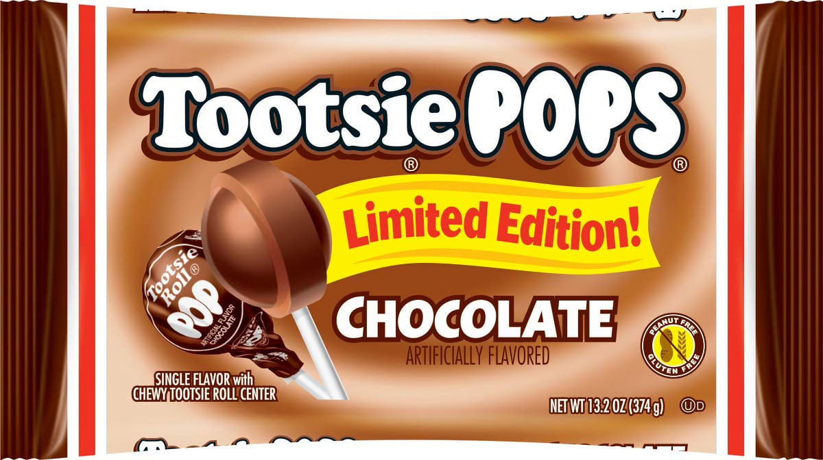 Chocolate Flavor Lollipop, 13.2 Ounce Bag L917