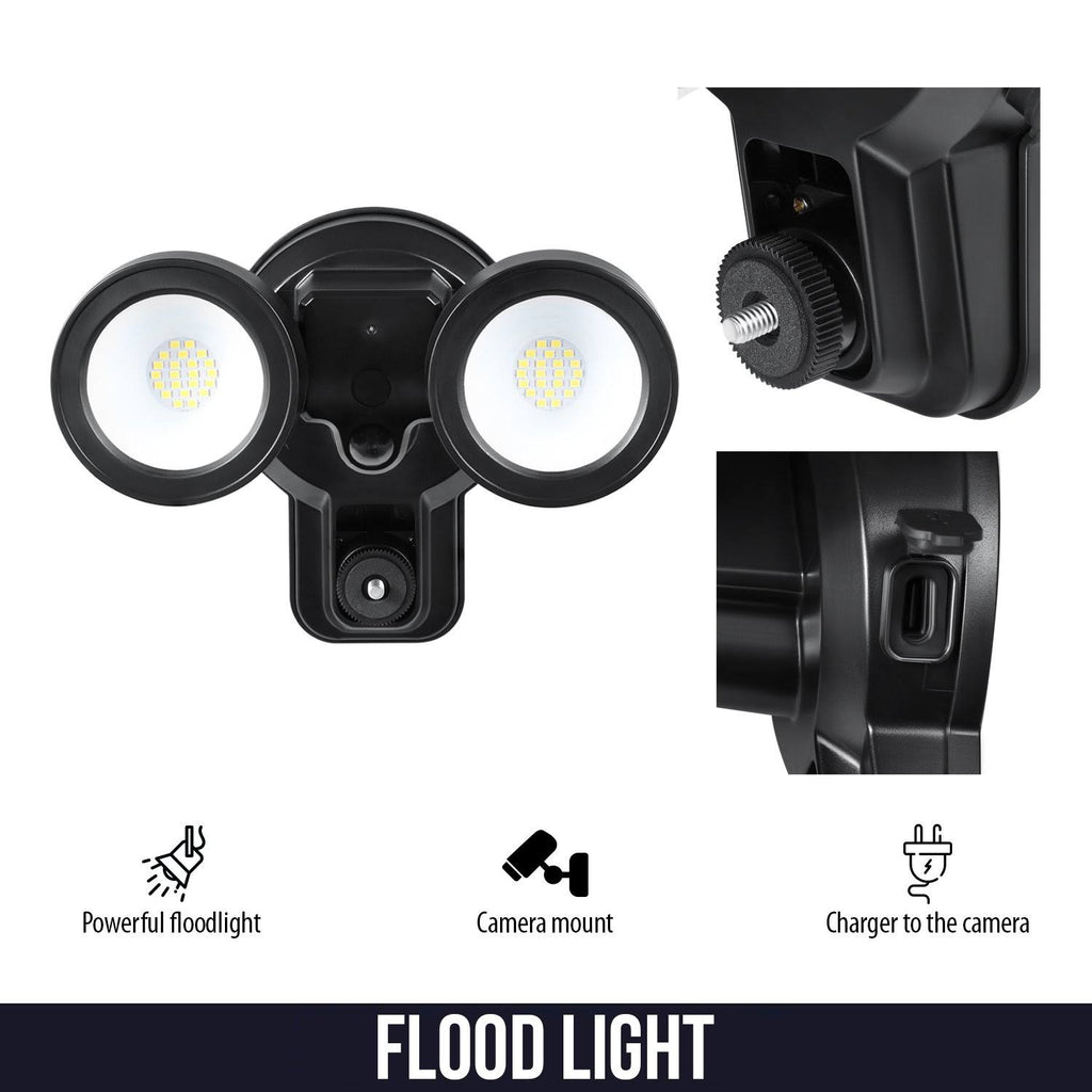 3-in-1 Floodlight, Charger and Mount (White) L656375