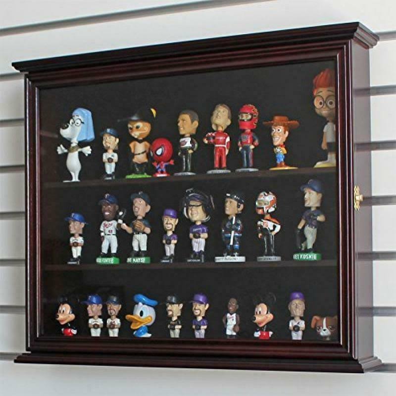 Display Case Cabinet Wall Rack V674