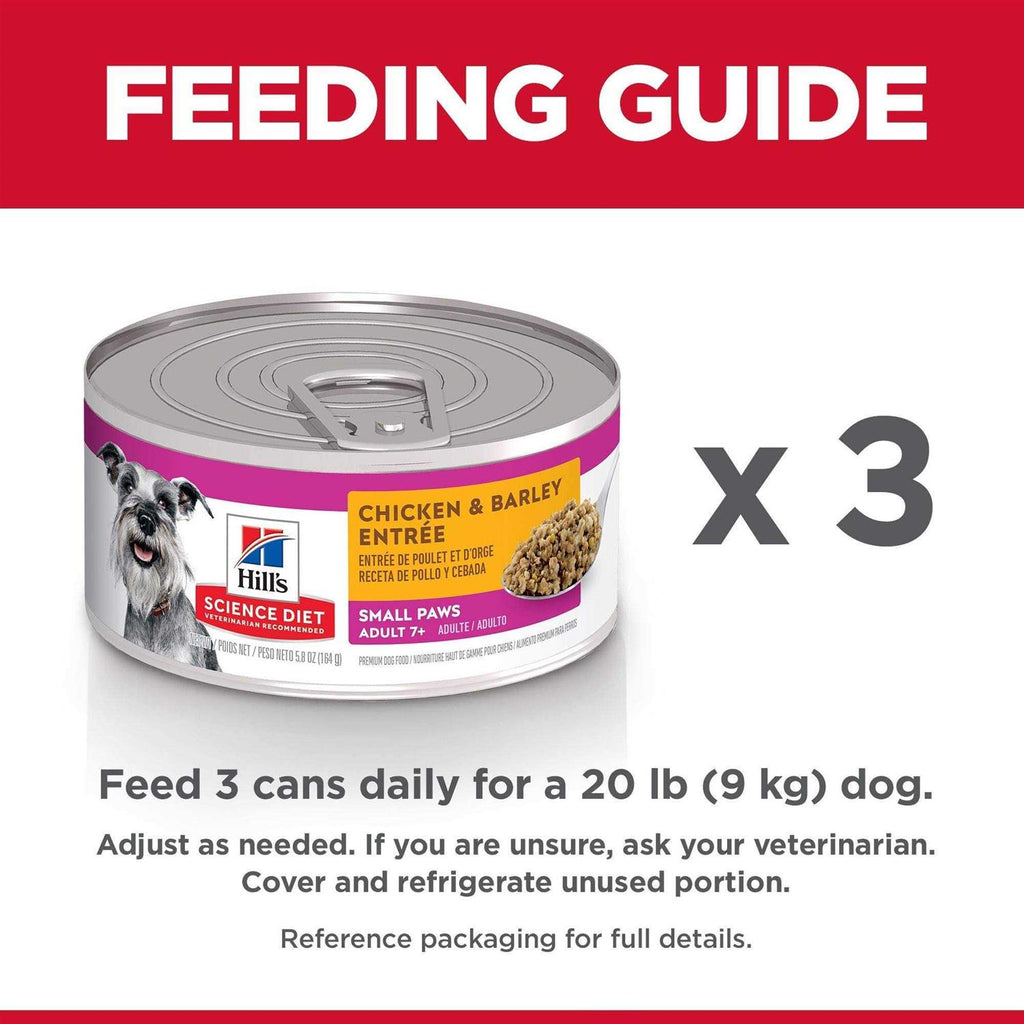 Adult 7+ Chicken & Barley Dog Food X1544