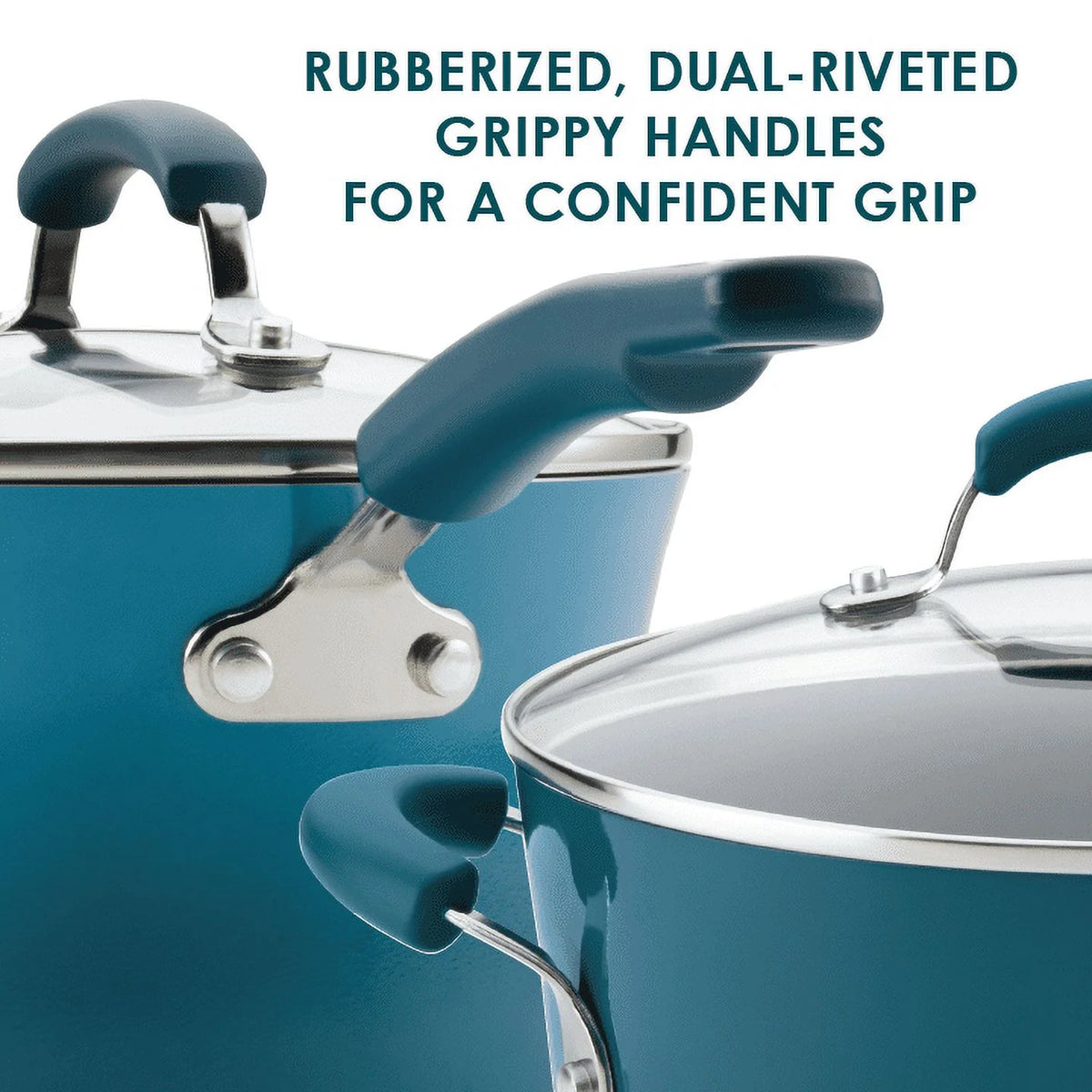 14 Piece Non-stick Hard Enamel Cookware Set K5097