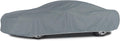 Heavy-Duty Polyester Car Cover with Mesh Vent and Elastic Hem U41017