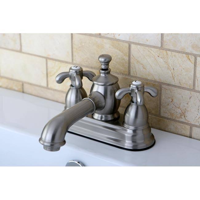 4 in. French Country Centerset Lavatory Faucet with Polished Chrome F249