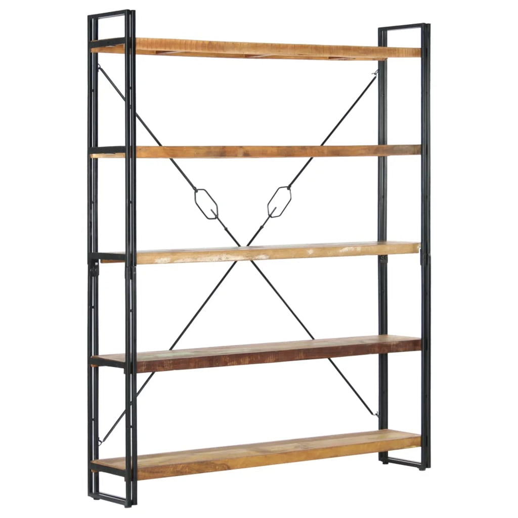 5-Tier Solid Reclaimed Wood Bookcase M83588
