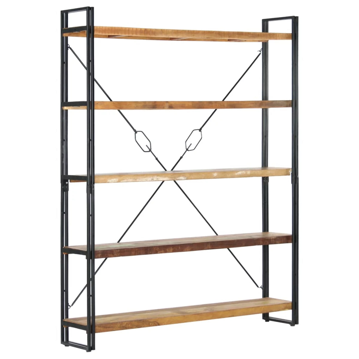 5-Tier Solid Reclaimed Wood Bookcase M83588