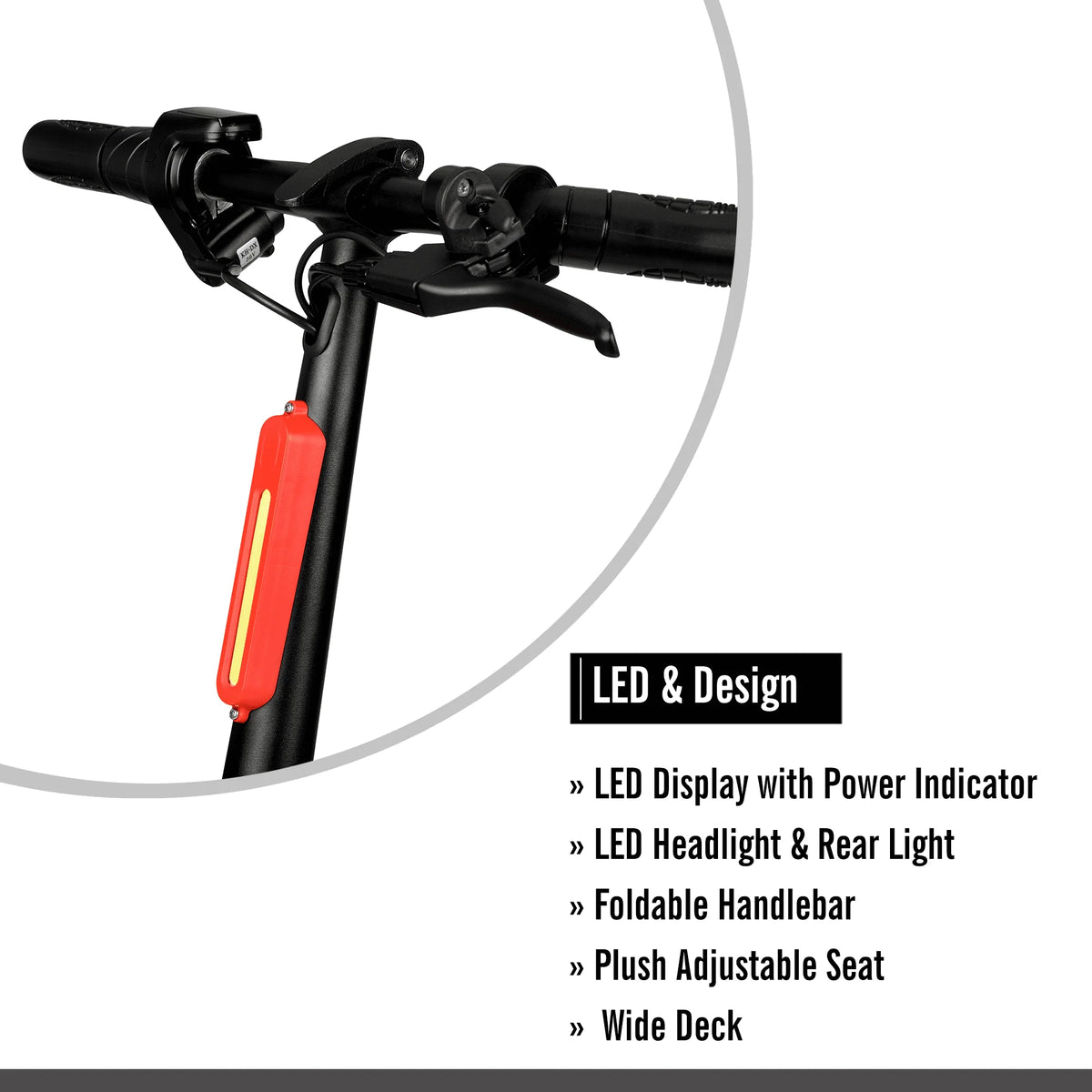 36V 250W Seated Electric Scooter with Basket I568429