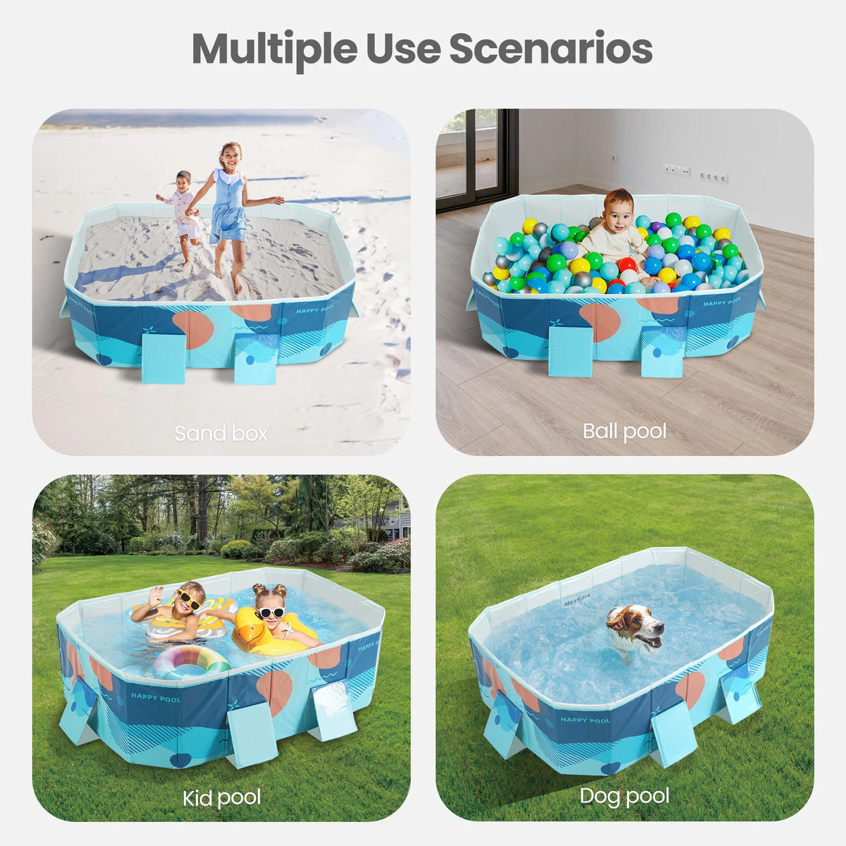 Foldable Swimming Pool Blue X103