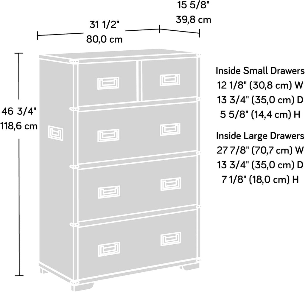 5 Drawer Dresser N6802
