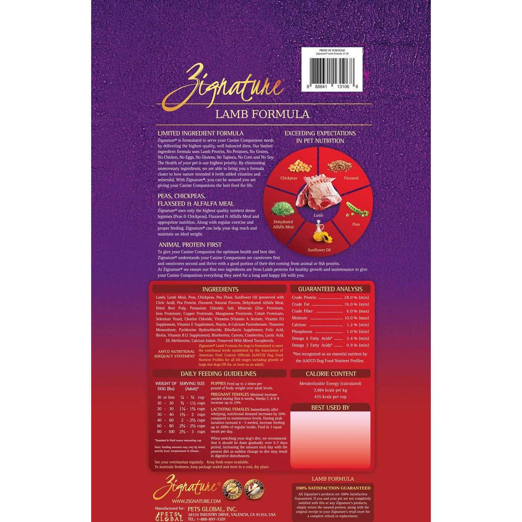 Lamb Limited Ingredient Formula Dry Dog Food H251