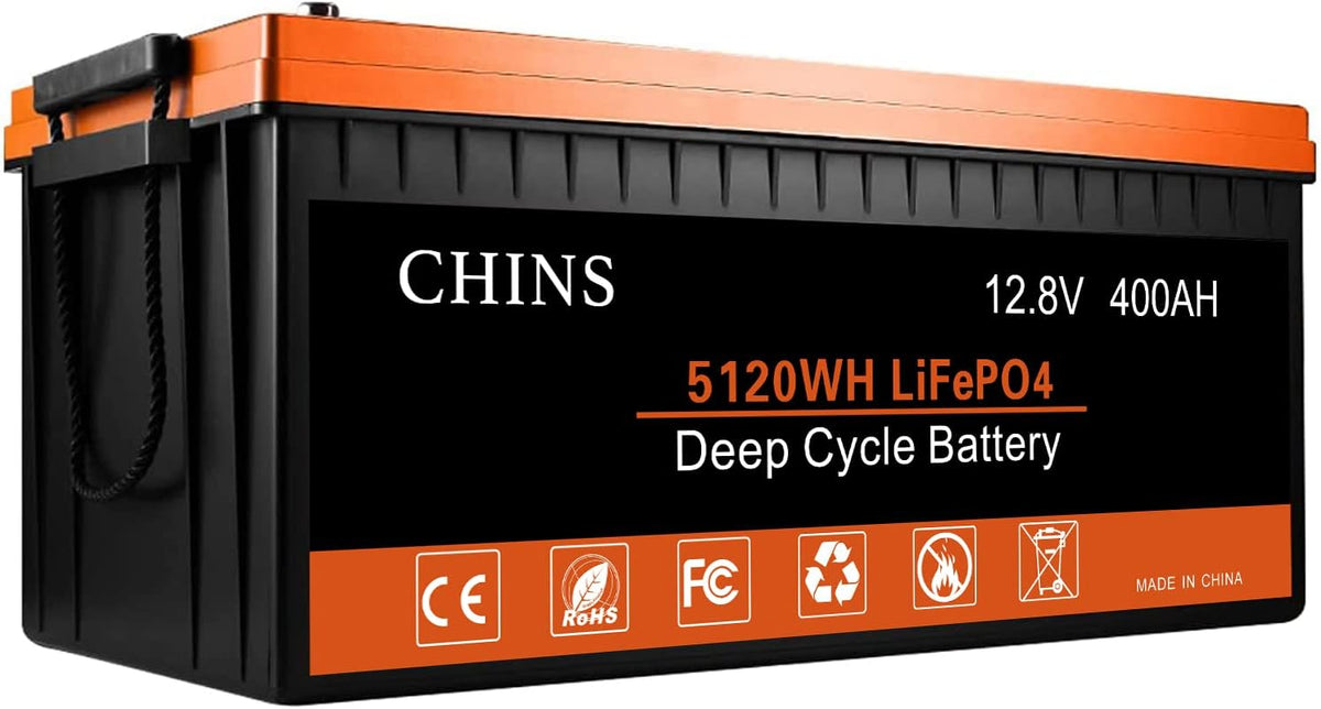 12V 400Ah LiFePO4 Lithium Battery with 250A BMS P58422