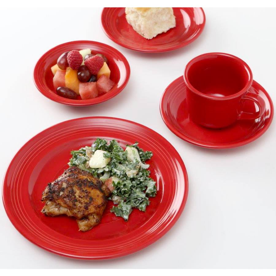 6 in. Concentrix Cayenne Saucer - 2 Dozen D491