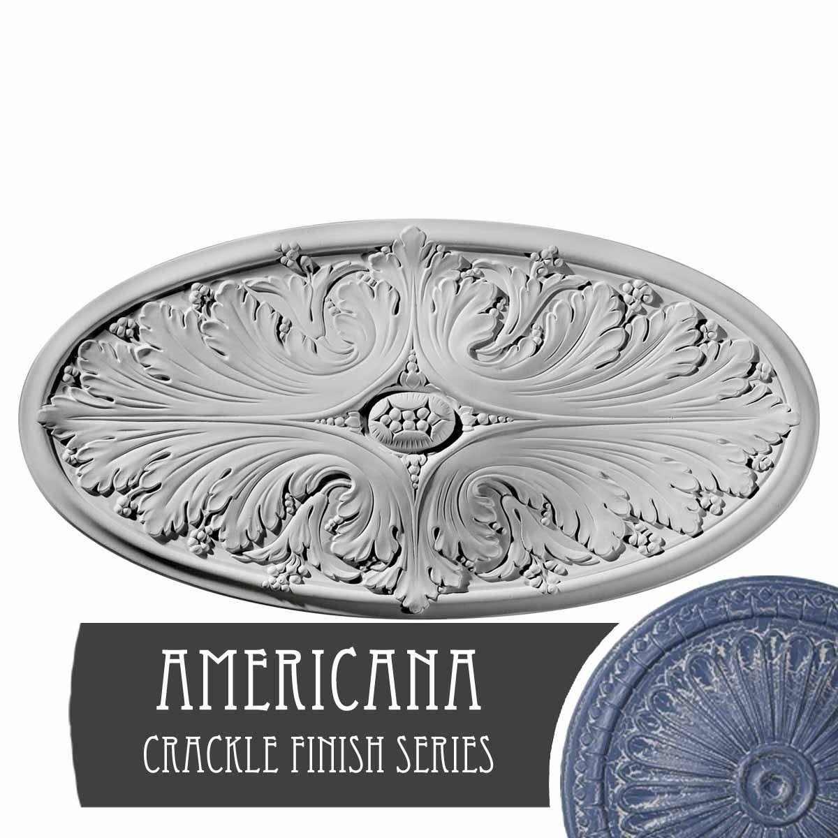 Hand-Painted Ceiling Medallion E750930
