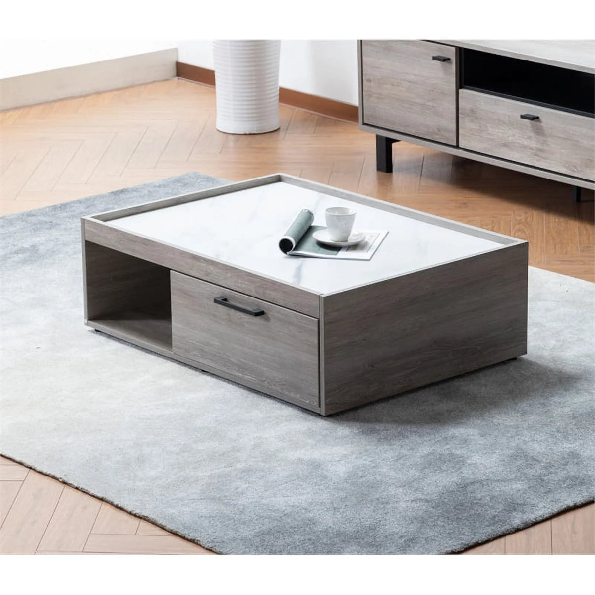 2-Piece Sleeper Sofa and Coffee Table Set K882