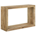 46 Inch Brown Mango Wood Console Table I20403
