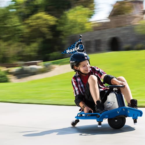 Blue 12 MPH Drifting Cart with 40 Min Ride Time O72385