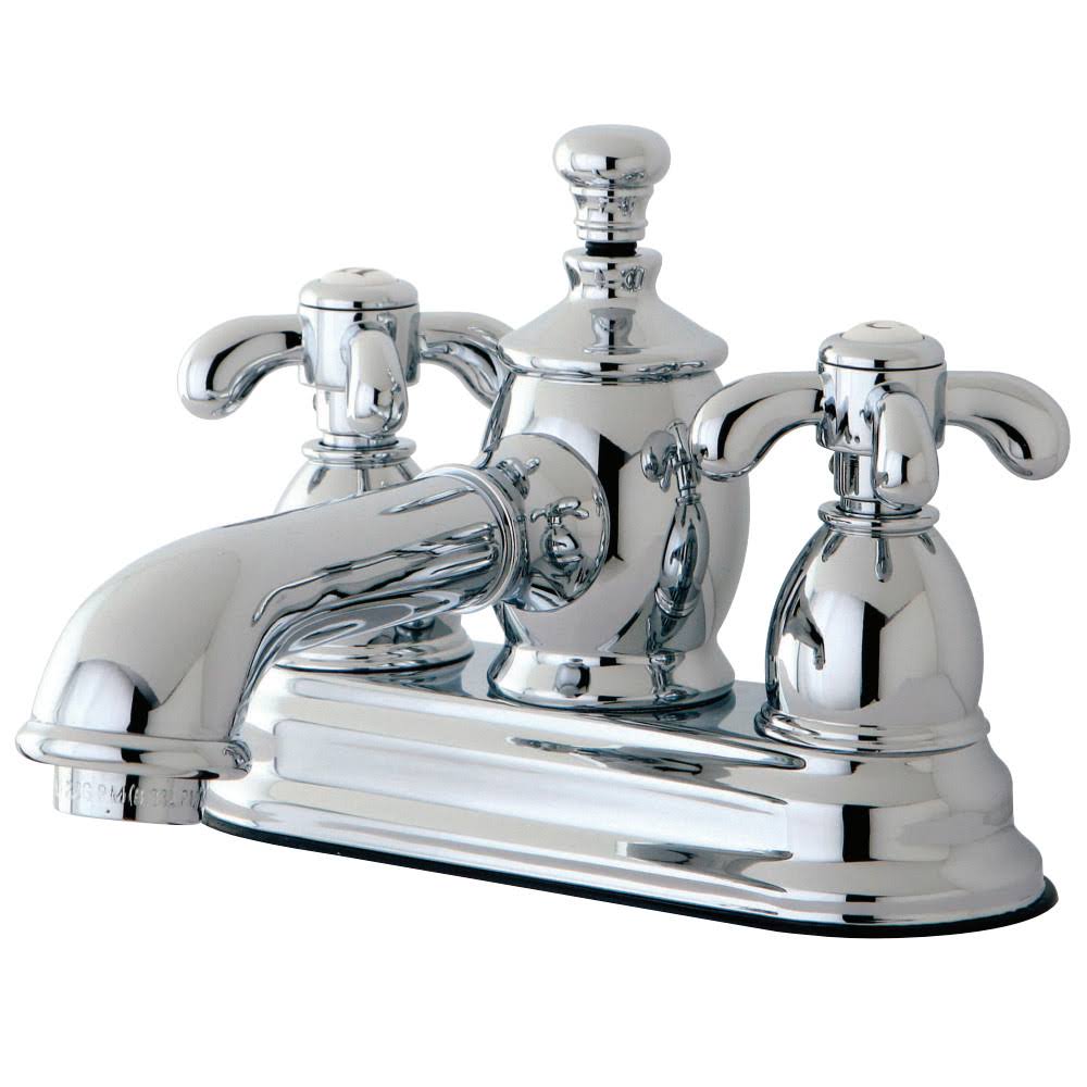 4 in. French Country Centerset Lavatory Faucet with Polished Chrome F249