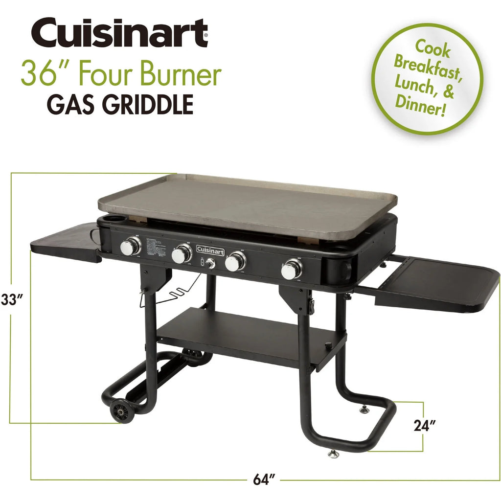 36-in 4-Burner Gas Griddle U6329