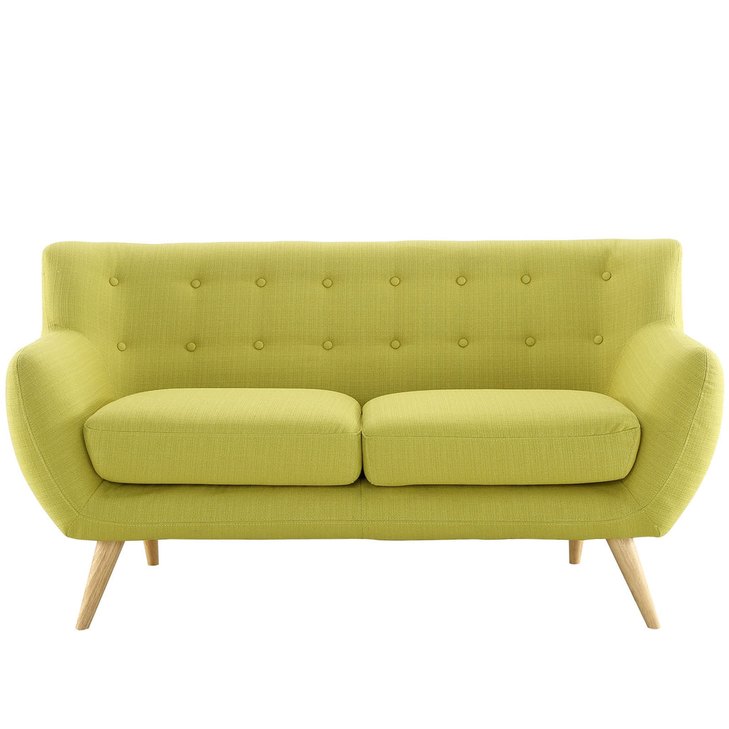 Green Fabric Loveseat K979478