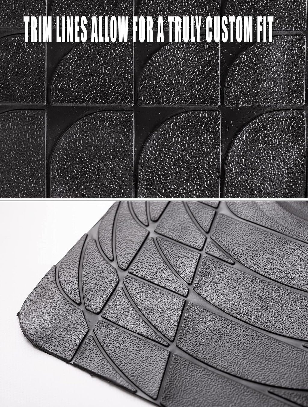 Black Rubber Trunk Mat 44'' x 54.3'' C5176