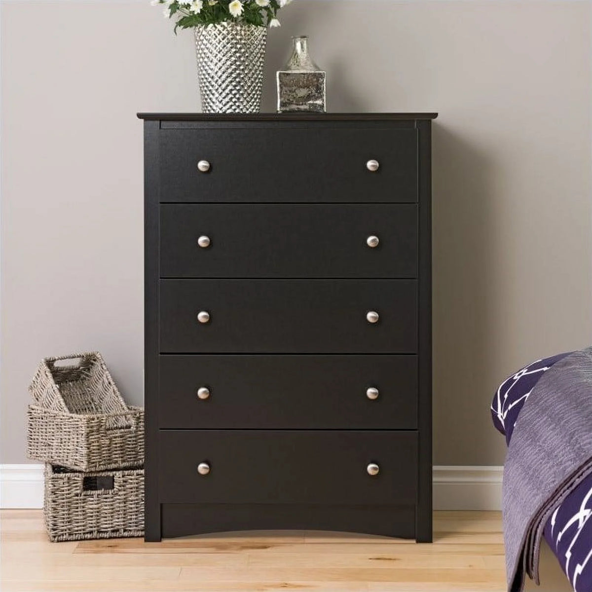 Twin Storage Bed Chest and 2 Drawer Night Stand J357981