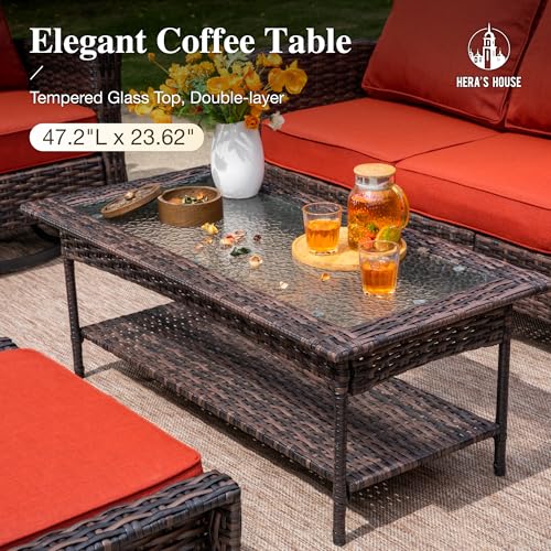 Beige 4 Piece Wicker Patio Furniture Set with Swivel Chairs A21867